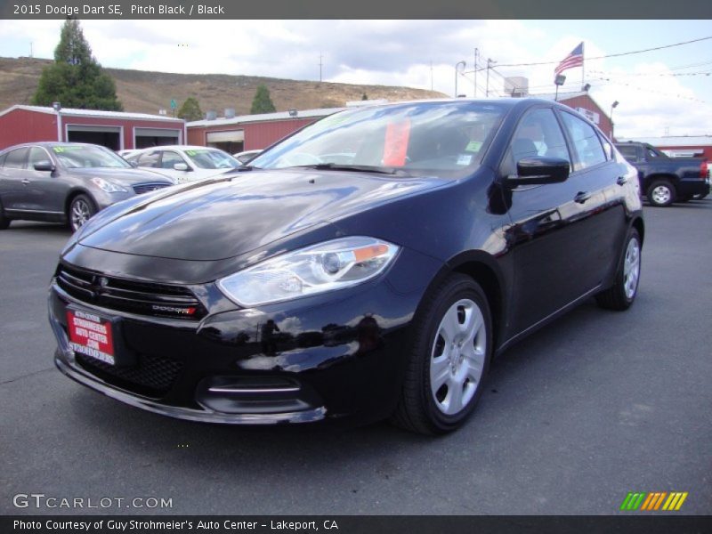 Pitch Black / Black 2015 Dodge Dart SE