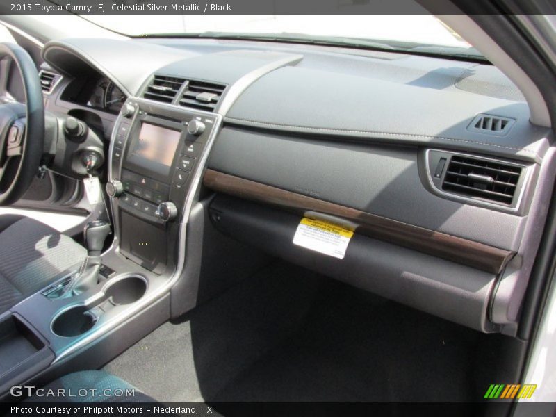 Celestial Silver Metallic / Black 2015 Toyota Camry LE