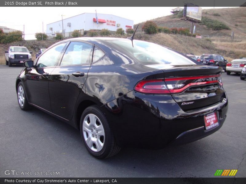 Pitch Black / Black 2015 Dodge Dart SE