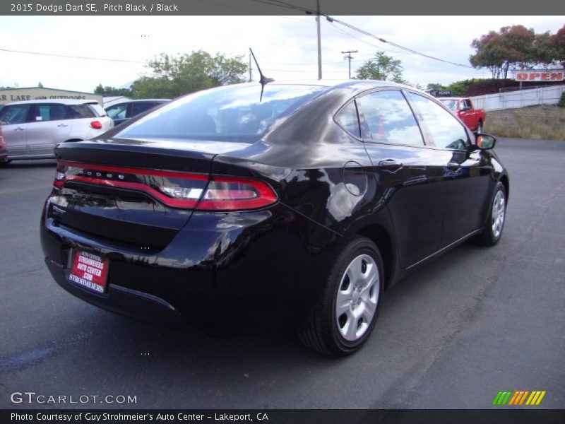 Pitch Black / Black 2015 Dodge Dart SE