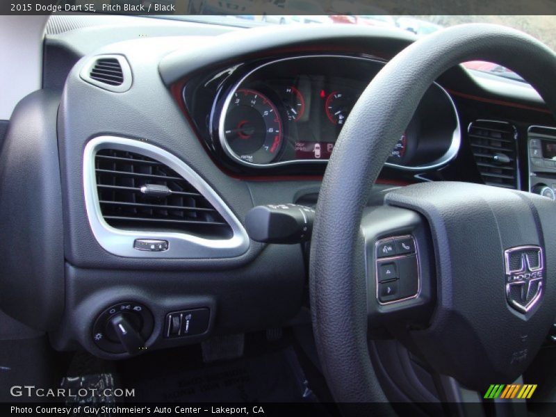 Pitch Black / Black 2015 Dodge Dart SE