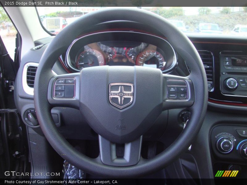 Pitch Black / Black 2015 Dodge Dart SE