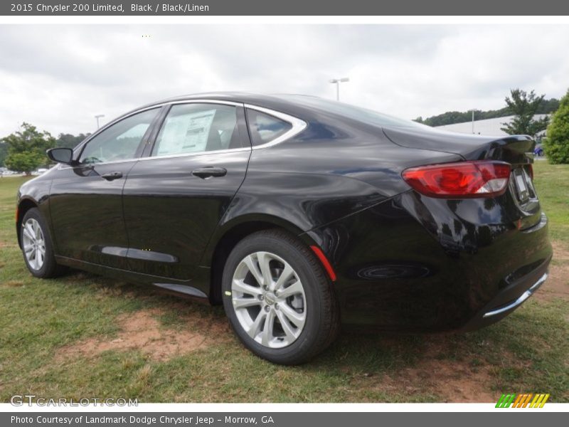 Black / Black/Linen 2015 Chrysler 200 Limited