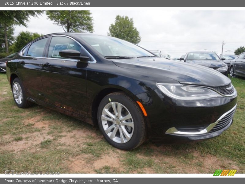 Black / Black/Linen 2015 Chrysler 200 Limited