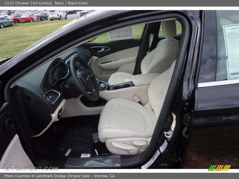 Black / Black/Linen 2015 Chrysler 200 Limited