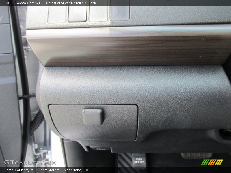 Celestial Silver Metallic / Black 2015 Toyota Camry LE