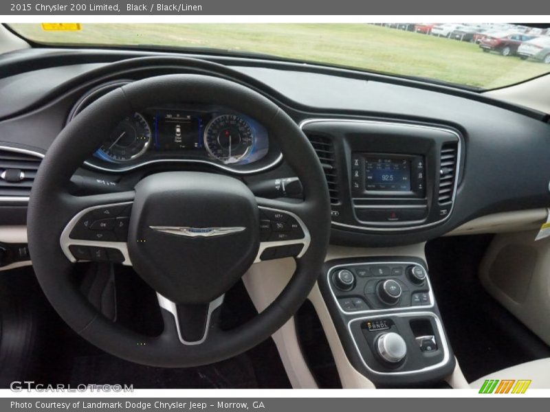 Black / Black/Linen 2015 Chrysler 200 Limited