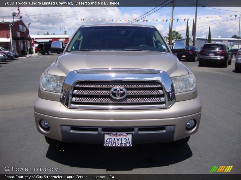 Desert Sand Mica / Beige 2008 Toyota Tundra Limited CrewMax