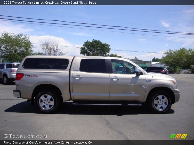 Desert Sand Mica / Beige 2008 Toyota Tundra Limited CrewMax