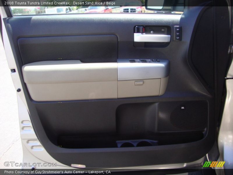 Desert Sand Mica / Beige 2008 Toyota Tundra Limited CrewMax