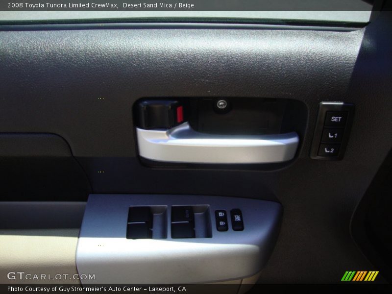 Desert Sand Mica / Beige 2008 Toyota Tundra Limited CrewMax