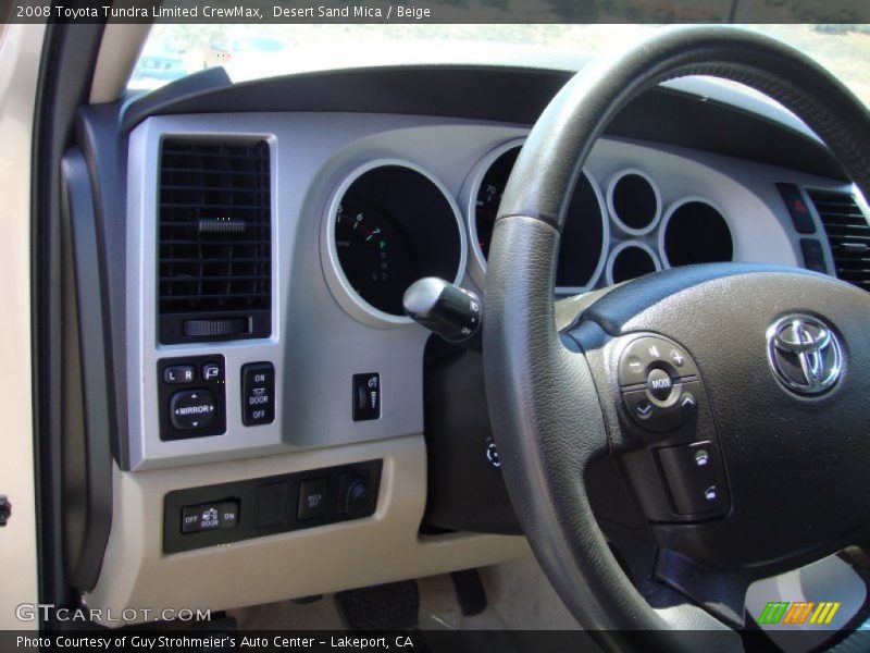 Desert Sand Mica / Beige 2008 Toyota Tundra Limited CrewMax