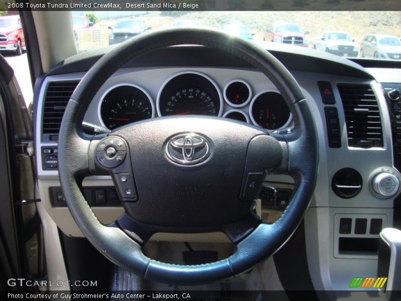 Desert Sand Mica / Beige 2008 Toyota Tundra Limited CrewMax