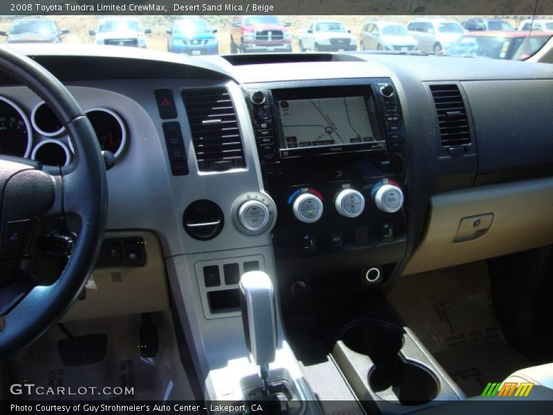 Desert Sand Mica / Beige 2008 Toyota Tundra Limited CrewMax