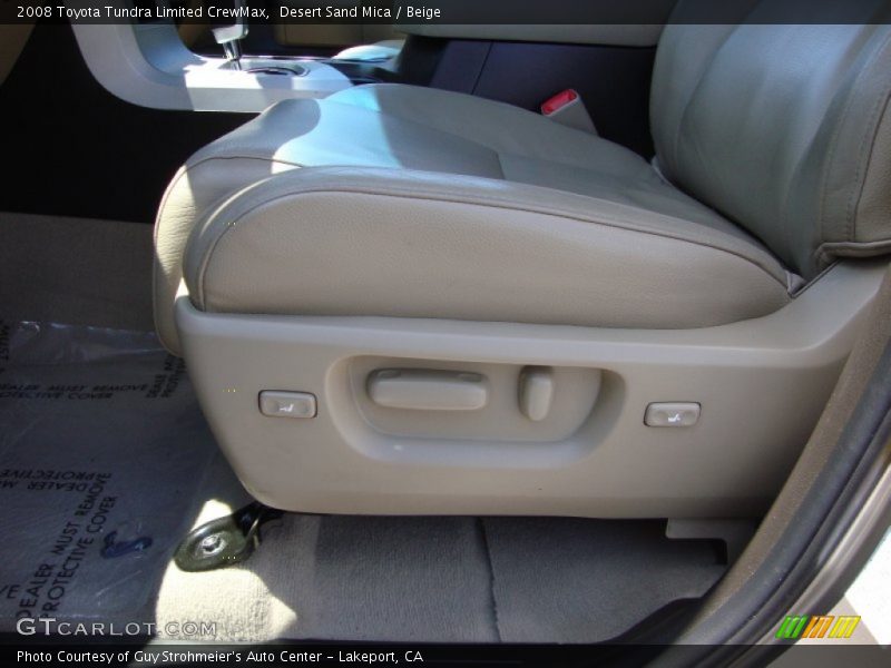 Desert Sand Mica / Beige 2008 Toyota Tundra Limited CrewMax