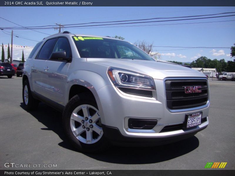 Quicksilver Metallic / Ebony 2014 GMC Acadia SLE