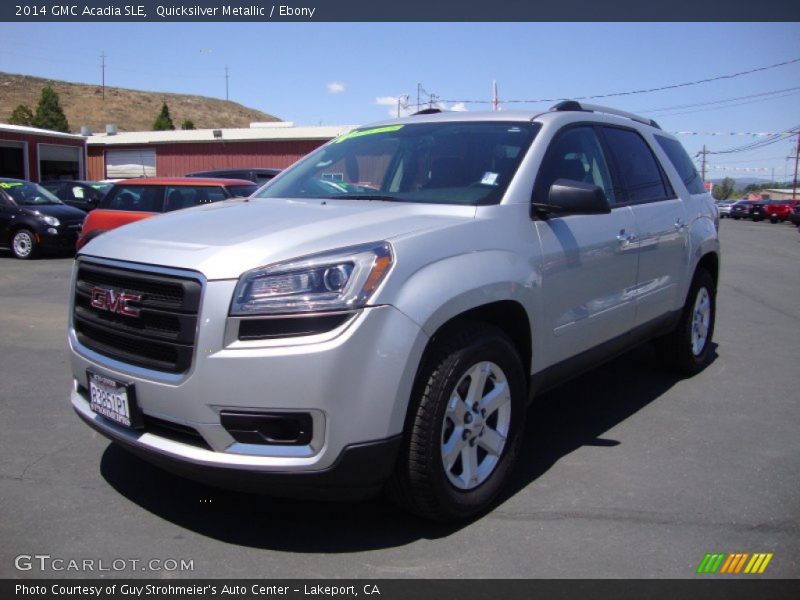 Quicksilver Metallic / Ebony 2014 GMC Acadia SLE