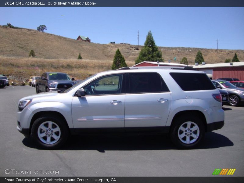 Quicksilver Metallic / Ebony 2014 GMC Acadia SLE