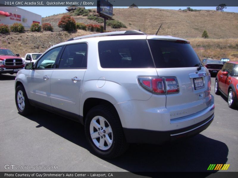 Quicksilver Metallic / Ebony 2014 GMC Acadia SLE