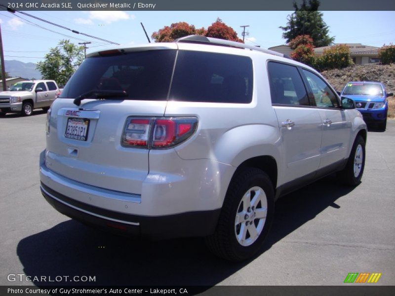 Quicksilver Metallic / Ebony 2014 GMC Acadia SLE