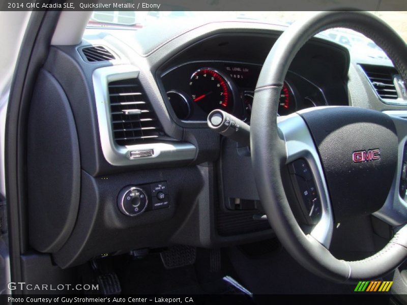 Quicksilver Metallic / Ebony 2014 GMC Acadia SLE