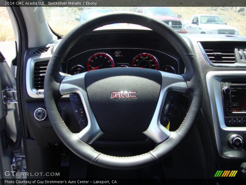 Quicksilver Metallic / Ebony 2014 GMC Acadia SLE