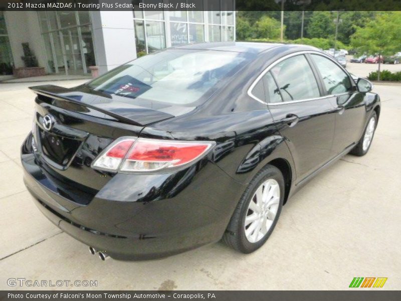 Ebony Black / Black 2012 Mazda MAZDA6 i Touring Plus Sedan