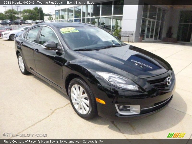 Ebony Black / Black 2012 Mazda MAZDA6 i Touring Plus Sedan
