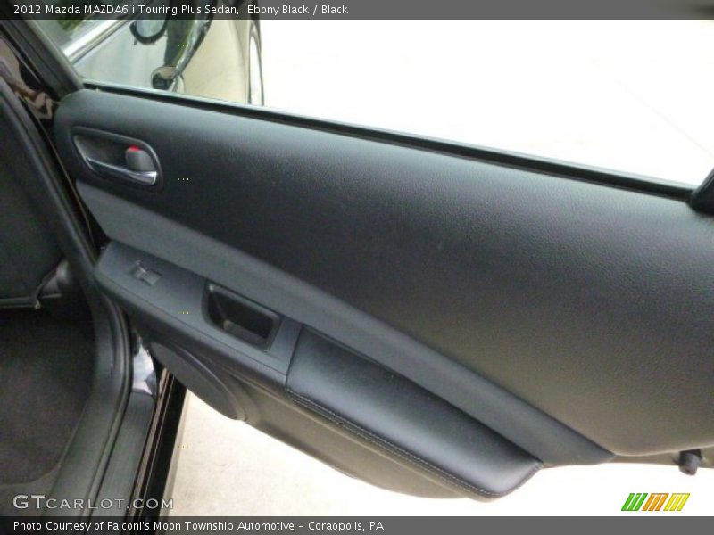 Ebony Black / Black 2012 Mazda MAZDA6 i Touring Plus Sedan
