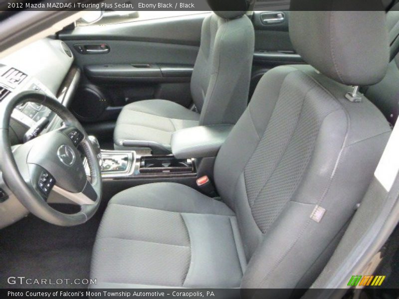 Ebony Black / Black 2012 Mazda MAZDA6 i Touring Plus Sedan