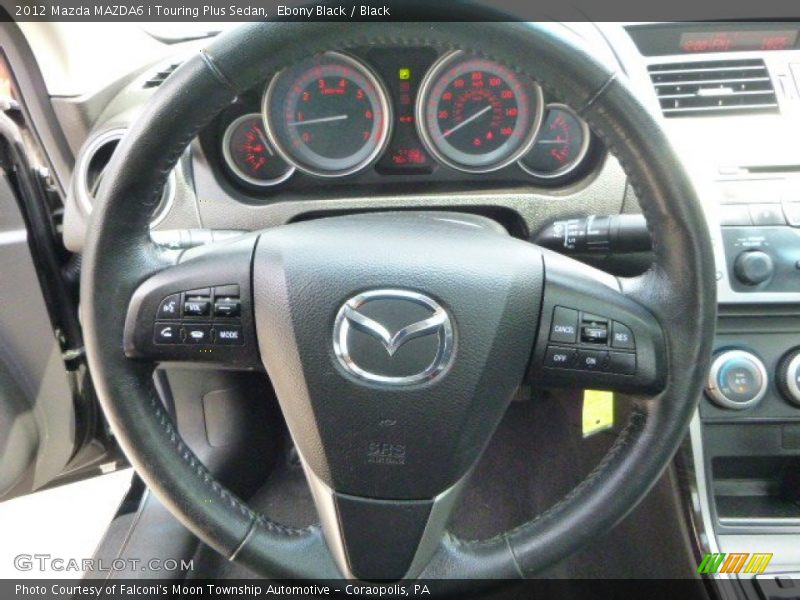 Ebony Black / Black 2012 Mazda MAZDA6 i Touring Plus Sedan
