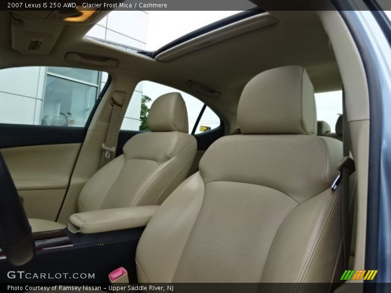 Glacier Frost Mica / Cashmere 2007 Lexus IS 250 AWD