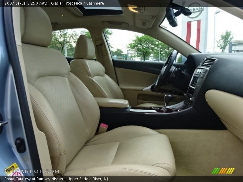 Glacier Frost Mica / Cashmere 2007 Lexus IS 250 AWD