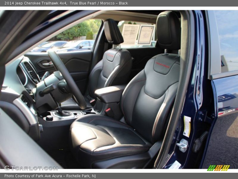 True Blue Pearl / Morocco - Black 2014 Jeep Cherokee Trailhawk 4x4
