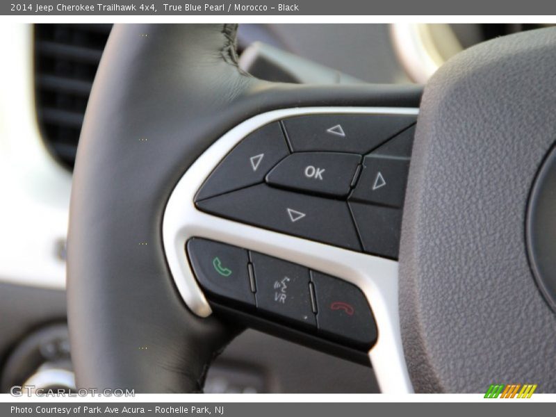 True Blue Pearl / Morocco - Black 2014 Jeep Cherokee Trailhawk 4x4