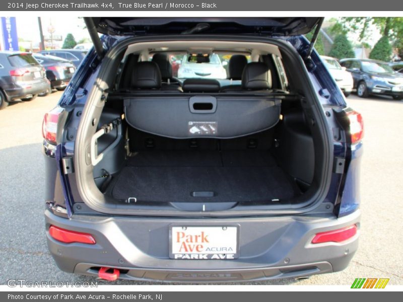 True Blue Pearl / Morocco - Black 2014 Jeep Cherokee Trailhawk 4x4