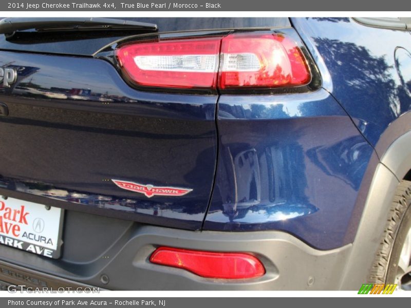 True Blue Pearl / Morocco - Black 2014 Jeep Cherokee Trailhawk 4x4