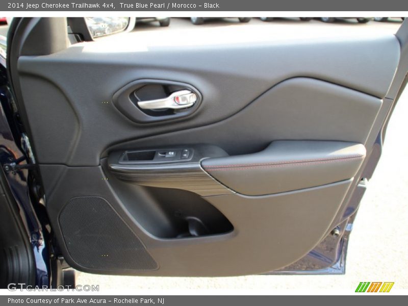 True Blue Pearl / Morocco - Black 2014 Jeep Cherokee Trailhawk 4x4