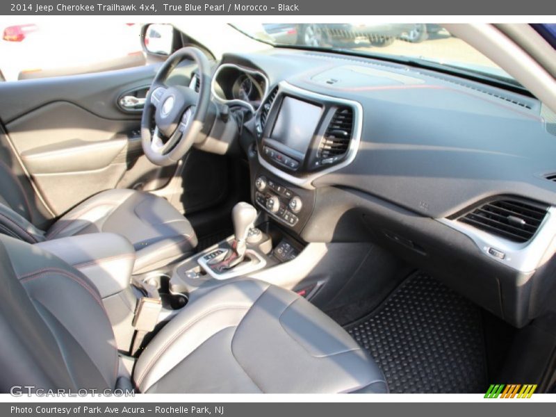 True Blue Pearl / Morocco - Black 2014 Jeep Cherokee Trailhawk 4x4