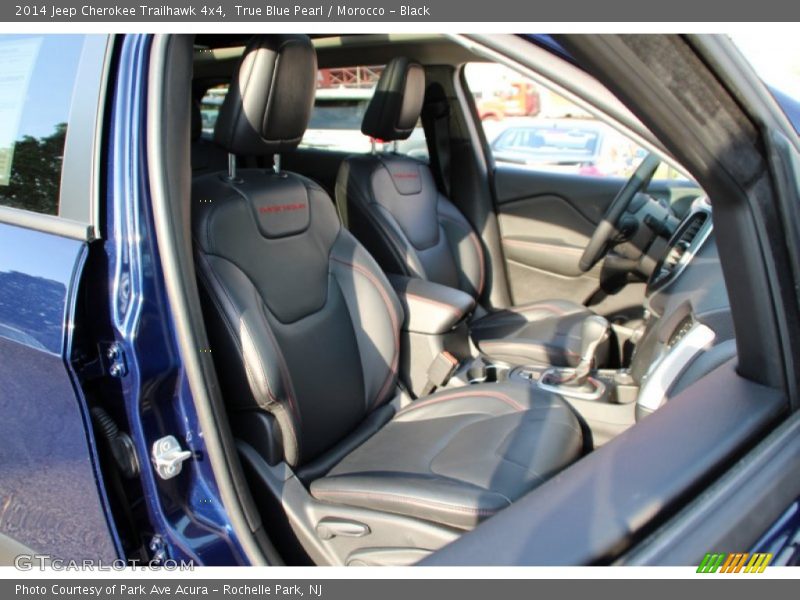 True Blue Pearl / Morocco - Black 2014 Jeep Cherokee Trailhawk 4x4