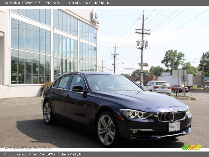 Imperial Blue Metallic / Black 2015 BMW 3 Series 335i xDrive Sedan