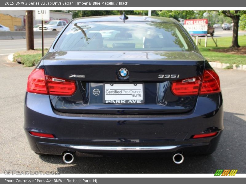 Imperial Blue Metallic / Black 2015 BMW 3 Series 335i xDrive Sedan