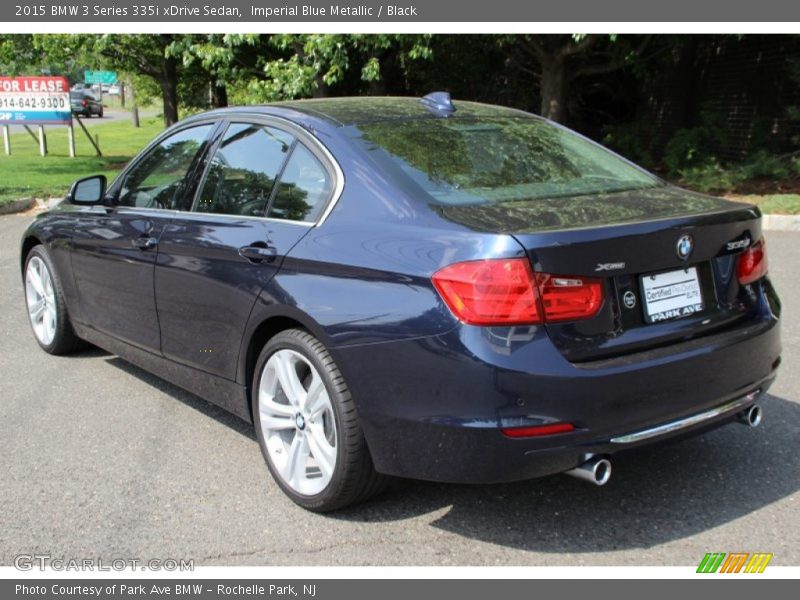Imperial Blue Metallic / Black 2015 BMW 3 Series 335i xDrive Sedan