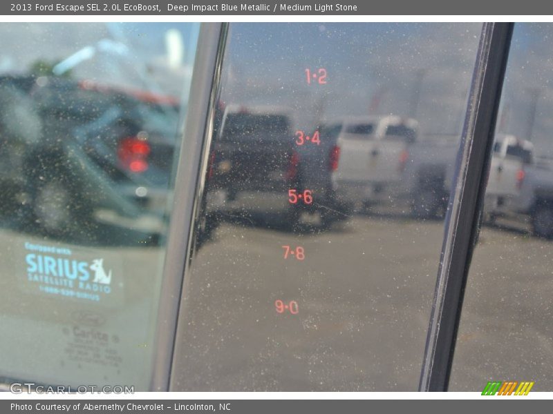 Deep Impact Blue Metallic / Medium Light Stone 2013 Ford Escape SEL 2.0L EcoBoost