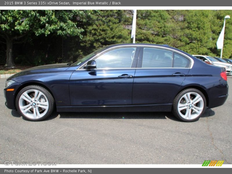 Imperial Blue Metallic / Black 2015 BMW 3 Series 335i xDrive Sedan