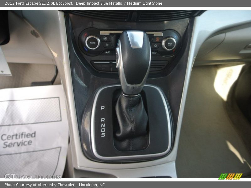 Deep Impact Blue Metallic / Medium Light Stone 2013 Ford Escape SEL 2.0L EcoBoost