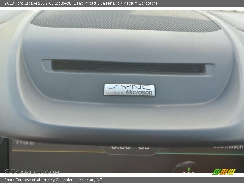 Deep Impact Blue Metallic / Medium Light Stone 2013 Ford Escape SEL 2.0L EcoBoost