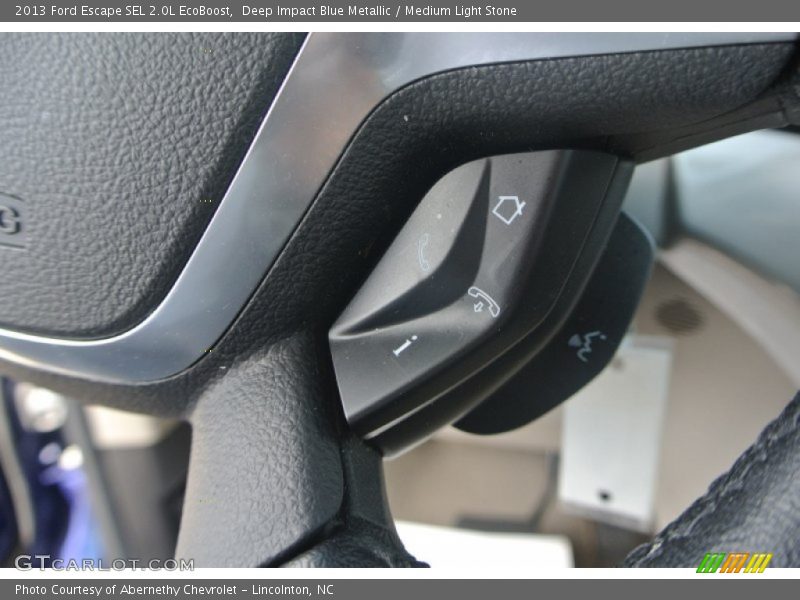 Deep Impact Blue Metallic / Medium Light Stone 2013 Ford Escape SEL 2.0L EcoBoost