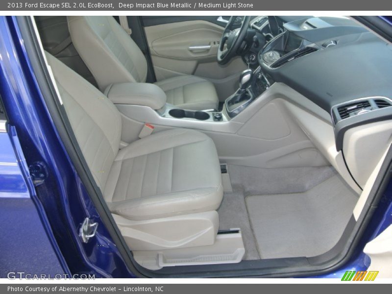 Deep Impact Blue Metallic / Medium Light Stone 2013 Ford Escape SEL 2.0L EcoBoost