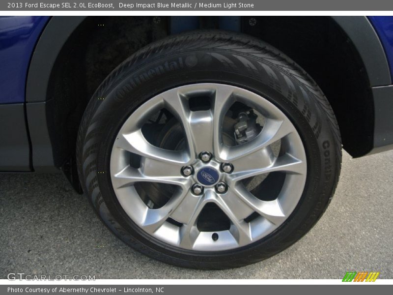 Deep Impact Blue Metallic / Medium Light Stone 2013 Ford Escape SEL 2.0L EcoBoost